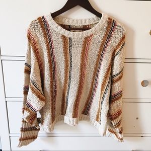 *BRAND NEW* Striped Cream Sweater